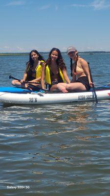 Fun day at the James Farm Ecological Preserve SUPing with Ecobay.