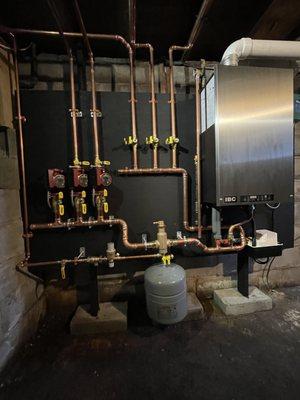 IBC boiler installation