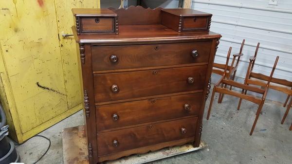 Antique furniture refinishing and restoring