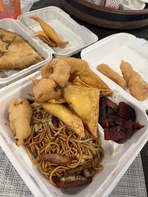 22. Lo Mein Combo Plate Lunch