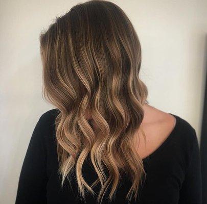 Fresh balayage and haircut.