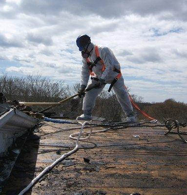 Asbestos Roof Shingle Abatement