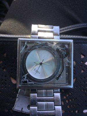 Broken watch that was just fixed.