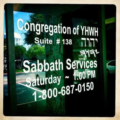 The Congregation of Yhwh