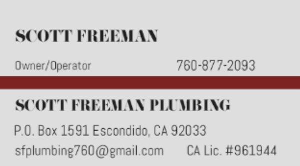 Scott Freeman Plumbing