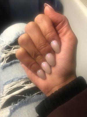 Full set with gel polish and stones by Odette