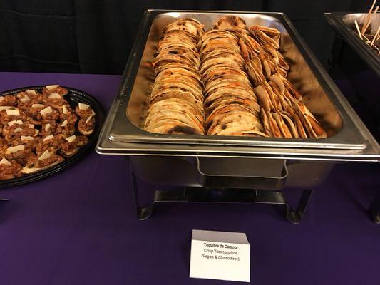 M. Montgomery Elementary school teacher appreciation day fall 2018 pasta bar... potato taquitos