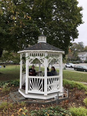 Musicians practicing