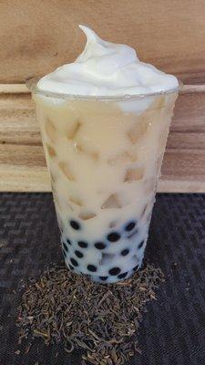 Milk tea with boba