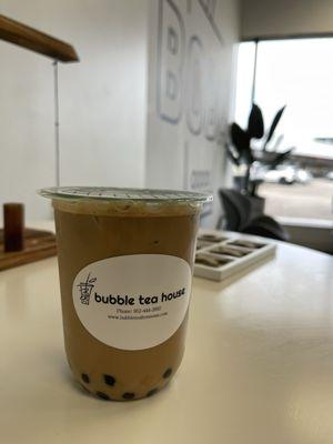 Vietnamese coffee with tapioca boba