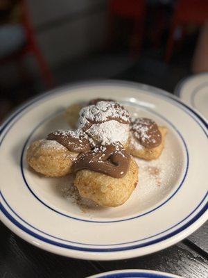 NUTELLA ZEPPOLES (must try!!)