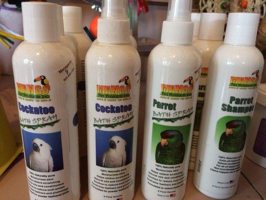 Parrot shampoos