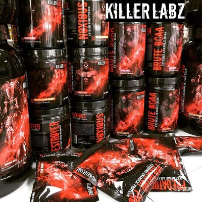 Killer Labz amazing products with Laxogenin and Epicat inside them are now in stock!  Proteins, Pre-Workouts, NO Boosters, and BCAAs!