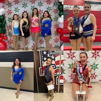 Texas Twirlers win big at Dec. 2023 competition!