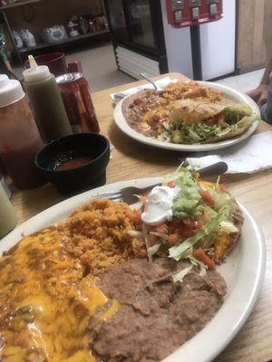 Enchiladas and Chalupa