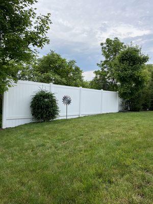 Vinyl Fence Install