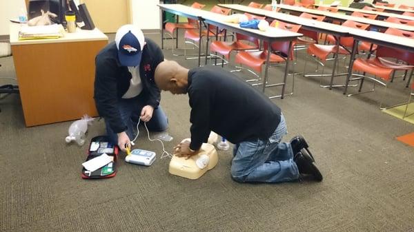 2-Rescuer BLS with AED use