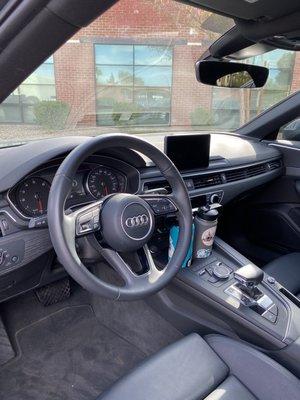 Interior of Audi A4