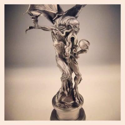 The FilmQuest Cthulhu Trophy.