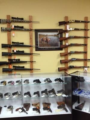 We always have  a good selection of rifles and handguns to meet your needs