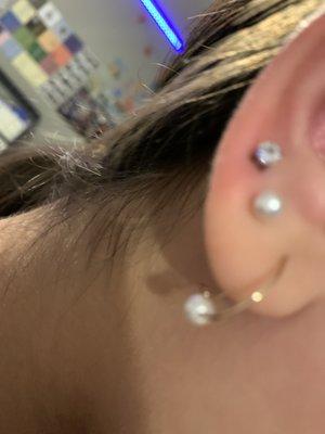 third lobe piercing