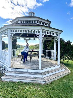 The beautiful little gazebo