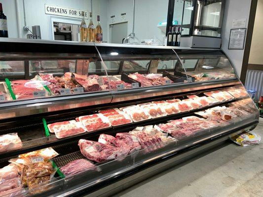 This is the meat counter,  they also sell jerky