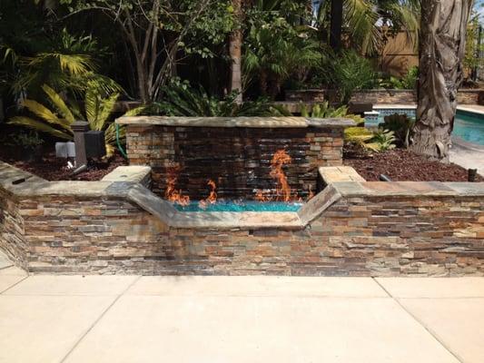 Fountain and Fire pit