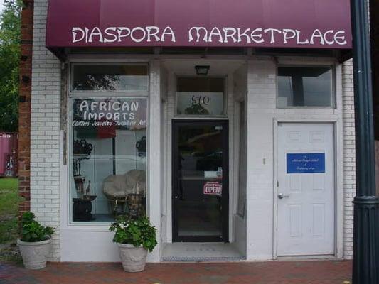 Diaspora Marketplace, located at 510 Martin Luther King Blvd in Savannah GA.