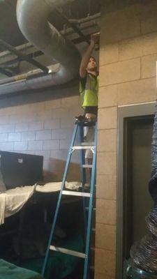 Installing CCTV at a Homeless Shelter