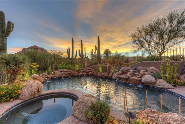 Backyard goals! North Scottsdale living at it's finest