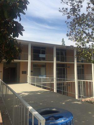 Outside view of The Clinebell Institute's offices, which is located on the 3rd floor of Butler building at Claremont School of Theology.