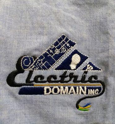 Embroidered logo