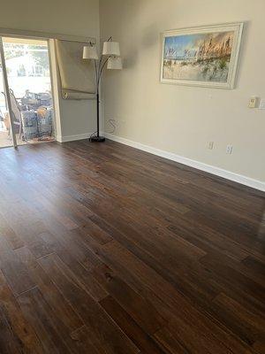 Wood flooring install