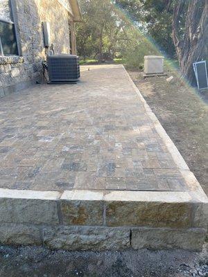 Pavestone patio