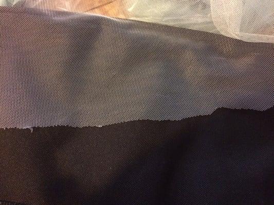 I could've cut straighter than this. Literally there is no part of the tulle that is straight