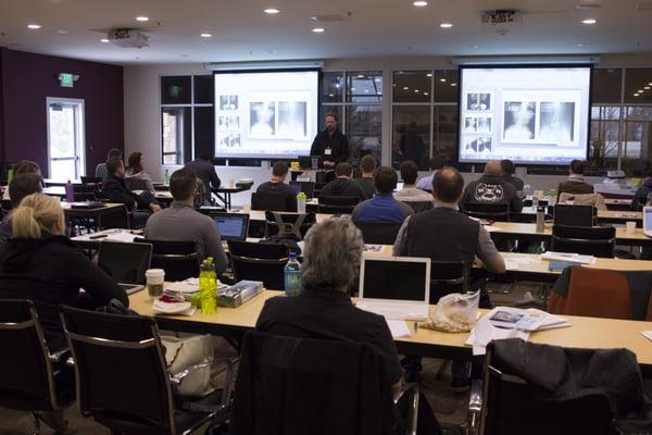 Our state of the art conference center can easily accommodate 72 guests. We use this for patient and doctor education workshops.