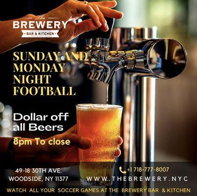 Sunday & Monday Nite Football Special