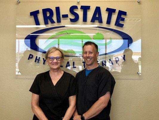 Ginger Loftin, PT and Chris Berry, PT