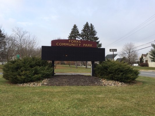 Community Center and Park entrance