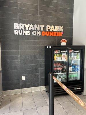 bryant park runs on dunkin'