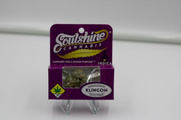 Klingon Soulshine cannabis flower 1g