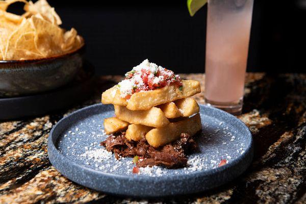 Barbacoa Yuca Fries