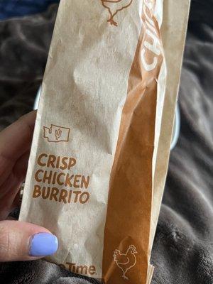 Crisp Burrito Chicken