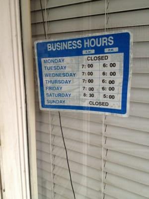 Business Hours