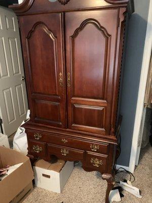 Armoire removal