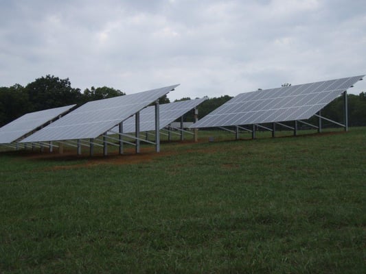 Infinite Green Energy - Sample of a Solar Panel Field Array Installation