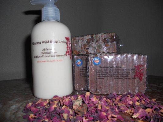 2018 products that have hand gathered ingredients infused into them! " Montana Wild Rose"