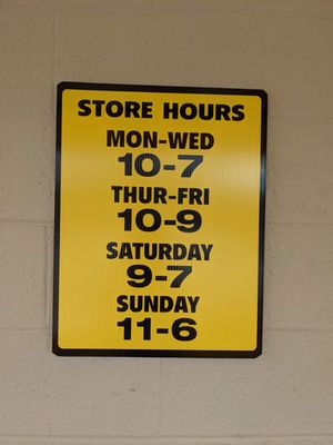 Hours - Frugal Fannie's Fashion Warehouse 6/2024