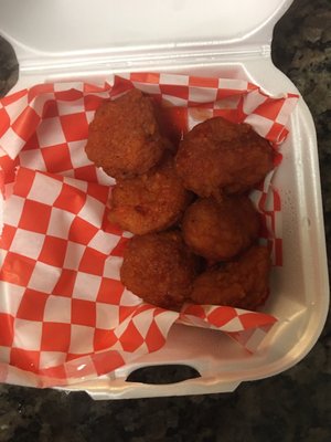 "Hawaiian Volcano" boneless chicken "wings" for $7.99